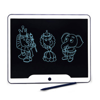 POLICRAL Tablette d'écriture LCD 15 pouces Bloc-notes électronique avec écran de verrouillage clair Tableau graphique numérique pour enfants Doodle Pad