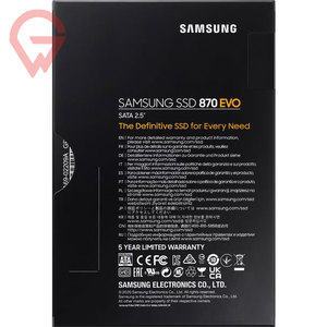 Sam_sung 870 EVO MZ-77E1T0B/EU 1 To Disque SSD - 2,5 pouces Interne - SATA (SATA/600) - Noir - Product Image 4