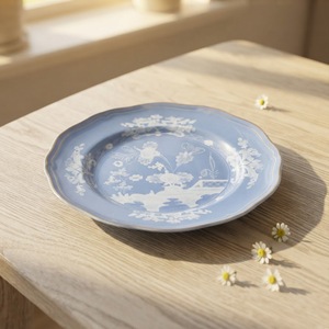 Service <span class=keywords><strong>de</strong></span> table en <span class=keywords><strong>porcelaine</strong></span> bleu rétro à motifs floraux, <span class=keywords><strong>vaisselle</strong></span> vintage à fleurs, assiettes à dessert et plats - Product Image 3