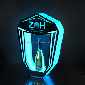Exhibidor de Botellas LED de Metal con Logotipo Personalizado, Moderno, para Bar, Líquores, con Iluminación, para Servicio VIP en Clubes y Bares - Product Image 5