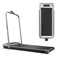 Caminadora Eléctrica Plegable para Debajo del Escritorio, Mini Máquina de Ejercicio Portátil con Pantalla LED para el Hogar