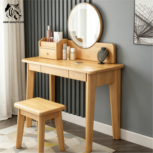 chinese supplier low cost customized large stock ready to ship <b>mirror</b> dresser new fashion bedroom furniture wood lighted dresser - Product Image 3