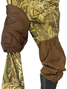 Pantalons de pêche en eau à 3 couches camouflage, imperméables et respirants, avec bretelles réglables, <span class=keywords><strong>3M</strong></span> <span class=keywords><strong>Thinsulate</strong></span> pour la pêche à la mouche et la chasse - Product Image 4