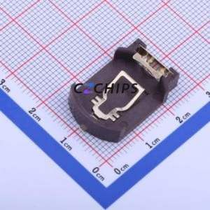 BS-08-B2AA016 Button & Strip Battery Connector SMD Connector Battery Holder CR2032 Phosphor Bronze - Product Image 1