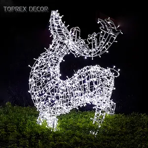 <span class=keywords><strong>Luces</strong></span> Navideñas Decorativas LED para Exteriores, Impermeables IP65, Diseño <span class=keywords><strong>de</strong></span> <span class=keywords><strong>Reno</strong></span> Grande, para Decoración Navideña - Product Image 1