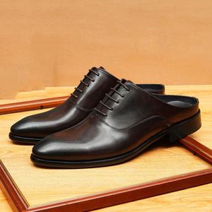 Chaussures pour hommes en cuir véritable de luxe de haute qualité, fabriquées en 2025, pour les messieurs italiens, adaptées aux occasions formelles, de mariage et d'affaires - Product Image 6