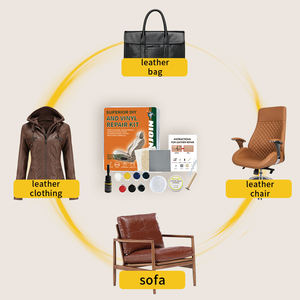 Rainjoin DIY Многоцветный Пластиковый Набор для ремонта кожи и винила набор для наклеек для ремонта клейкой кожи - Product Image 4