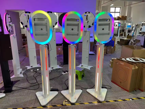 Salsa iPad DSLR fotomatón con estuche espejo ovalado para divertirse fiesta boda selfie máquina iPad photobooth kisok para evento - Product Image 3