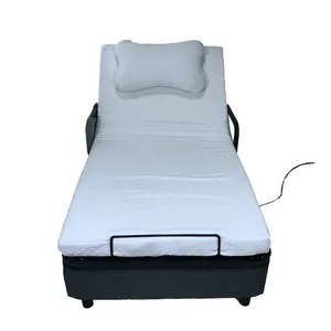 Single Cot Solid Set Drawer King Size electric adjustable Bed Frame with bedding skirt