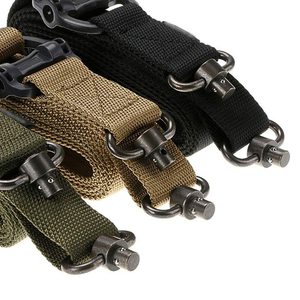 Pabrik grosir kualitas tinggi perlengkapan taktis 2 titik Multi misi 1.25 "pistol Sling cepat lepas QD putar Sabuk senjata Sling - Product Image 5