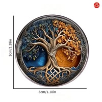 Pièce commémorative de 1 an de sobriété Arbre de Vie – Cadeau |   Cadeaux d'anniversaire de sobriété pour hommes et femmes |   Pièces de monnaie et médailles AA |   Puces de texture 3D