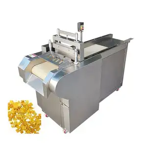 top list Vegetable Cutter Tuber Papaya Cubing Strawberry Potato Plantain Chips Garlic Cassava Slicing Dicing Machine