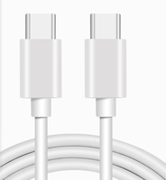 Grand stock 25W 3A PD charge rapide 1m 2m PD USB C vers câble de type C câble de données de charge rapide