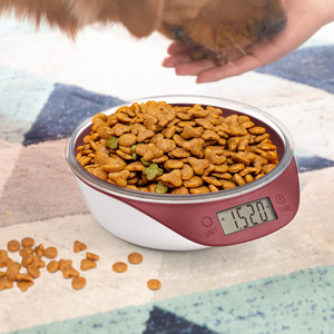 Large Capacity <strong>Dog</strong> Feeding Scale LCD Electronic Digital Weighing Cup <strong>Bowl</strong> High Accuracy Pet Animal Food Scale Measuring Food - Product Image 3