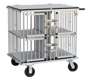 <strong>Aluminum</strong> <strong>Dog</strong> Kennel <strong>Trolley</strong> Foldable Design Durable Portable Pet Stroller for <strong>Dog</strong> <strong>Shows</strong> - Product Image 4