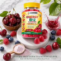 Nutrition Quotidienne pour les Vendeurs E-commerce aux États-Unis et en Europe – Complément Alimentaire Vitamine B12 en Gummies, Marque Privée OEM, 150 Unités, Vente Directe Usine