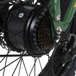 Vélo électrique pliable TXED à pneus larges de 20 pouces, moteur 500W, batterie 48V 15Ah, 7 vitesses, freins à disque hydrauliques, vélo pliable électrique - Product Image 5