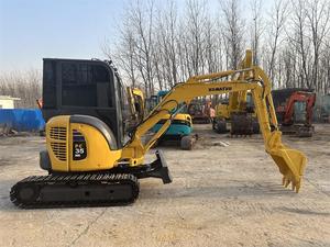 Excavadora hidráulica Komatsu PC35 usada en buen estado, diseño japonés Original, excavadora sobre orugas Komatsu PC35 usada, excavadora - Product Image 5