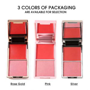 Wholesale Cream <b>Blush</b> Palette Private Label Dual Color <b>Blush</b> Palette Waterproof Vegan Cheek Blusher - Product Image 6