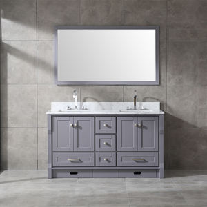 60 inch High End Bathroom Vanity with Ceramic Basin and Water Resistant Features bathroom vanity - Product Image 5
