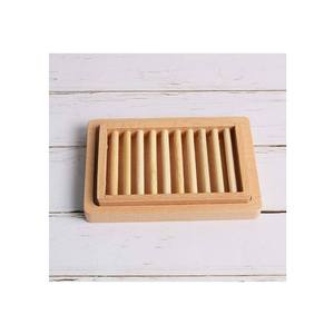 Portable Soap Dishes Creative Simple Bamboo Manual Drain Soap Box Bathroom Japanese Style Soap