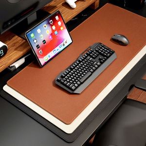 Lock Edge Cork Leather Mouse <b>Pad</b>, Laptop Keyboard <b>Pad</b>, Waterproof, Oil Resistant, Dirt Resistant, Simple Writing <b>Desk</b> <b>Pad</b> - Product Image 3