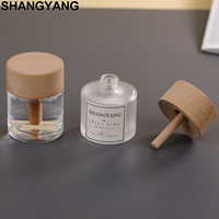 Diffuseur de parfum en verre de 50 ml avec logo personnalisé, étiquette privée, longue durée, pour la maison