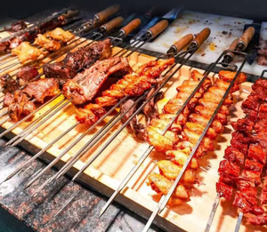 Machine à rôtir la viande au gaz la plus vendue, machine à griller le barbecue, machine à rôtir la dinde, machine à rôtir les brochettes, rôtissoire à viande - Product Image 5