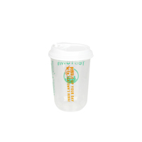 Gobelets en plastique jetables de haute qualité personnalisables avec couvercles 16OZ 24OZ
