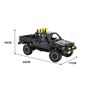 Ensemble de construction de camionnette Xtracab SR5 4x4 avec télécommande - A1123 Matériel ABS 501-1000 pièces Âge 14+ - Product Image 4