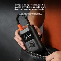 Car Air Pump Portable Smart Wireless Digital Display Inflator Electric Tire Pump Single Cylinder PC Material Onboard Model A5