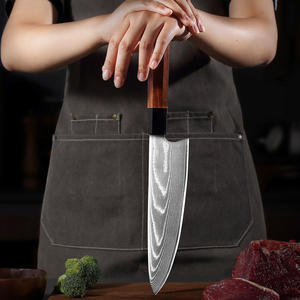 Cuchillo de Chef Premium de <span class=keywords><strong>8</strong></span> Pulgadas, 67 Capas de Acero Damasco Japonés, Cuchillo Damasco a Precios Bajos, Cuchillos de Cocina con Mango de Ébano - Product Image 6