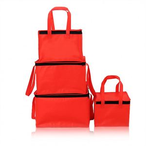 Sac isotherme réutilisable en non-tissé, sac de livraison de repas, sac à lunch imperméable, logo personnalisé, prix abordable, directement de l'usine - Product Image 2