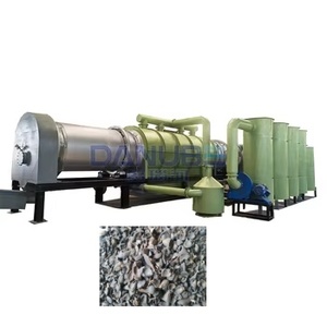 Horno Rotatorio Inteligente para Carbón de Cáscara de Palma, Máquina Motorizada de Pirólisis y Carbonización en Venta - Product Image 1