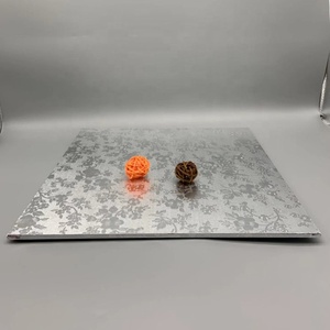 Plateau à gâteau carré en MDF (fibres de bois à densité moyenne) de qualité alimentaire, vente chaude en usine - Product Image 3
