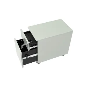 OEM офисная мобильная мебель 3 Ящика металлический шкаф для документов белый пьедестал ящики шкафы