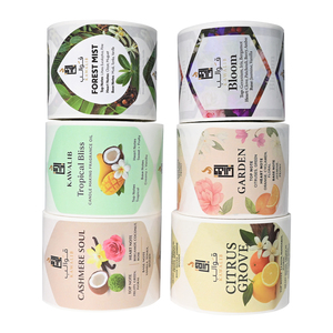 Custom logo Sticker <strong>Roll</strong> <strong>Label</strong> Waterproof Oil Repellent Essential Oil Scented Candle Bottle Printed Packaging <strong>Label</strong> - Product Image 6
