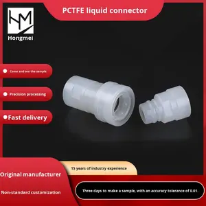 विशेष pctfe तरल कनेक्टर उच्च तापमान प्रतिरोधी स्थिर चिकित्सा सफेद <span class=keywords><strong>ptfe</strong></span> - Product Image 2
