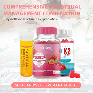 Kit de Suplementos Dietéticos OLLI para Mujeres, Cápsulas Probióticas, Gomitas, Vitamina K2 + D3, Apoyo Inmunológico, Beneficios Antioxidantes, 2 Años de Duración - Product Image 3