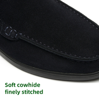 Chaussures de marche pour garçons en cuir suédé, légères et souples, décontractées, vente en gros d'usine