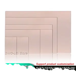 1 adet FR4 5x 7/7x1 0/10x1 5/12x1 8/15x2 0/20x30CM tek ve çift taraflı bakır kaplı kurulu DIY PCB laminat devre Arduino için