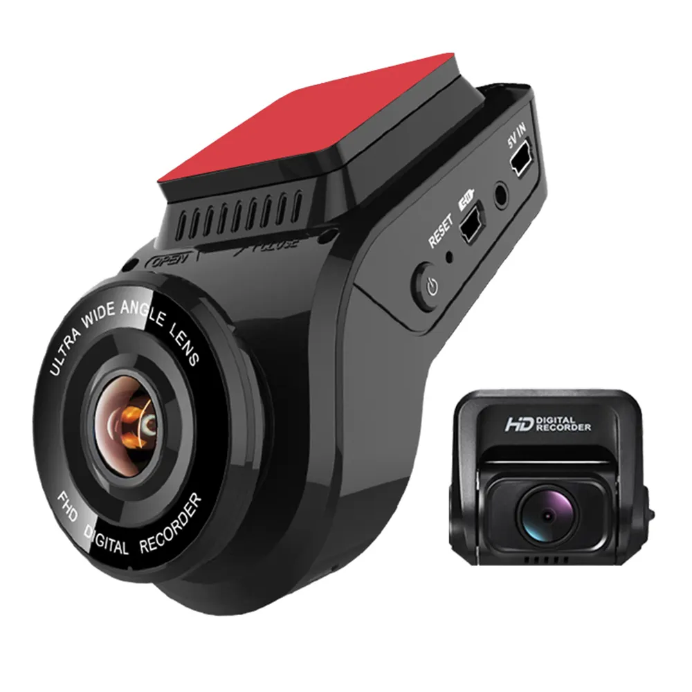 4K Hd Dual Camera Dash Cam Bewegingsdetector Loop Opname