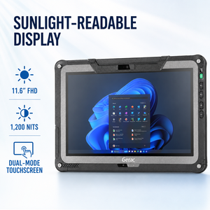 Nouvelle tablette robuste Getac F110, 11,6 pouces, écran capacitif, <span class=keywords><strong>Windows</strong></span> <span class=keywords><strong>10</strong></span> <span class=keywords><strong>Pro</strong></span>, Intel Core I5/i7, 4G, garantie 3 ans, pour l'extérieur - Product Image 4