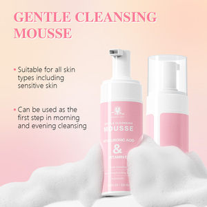 Espuma Limpiadora Facial de Bajo Pedido Mínimo, Espuma Limpiadora Facial Natural Orgánica, Exfoliante Suave, Calmante, Blanqueadora, para Mujeres - Product Image 3