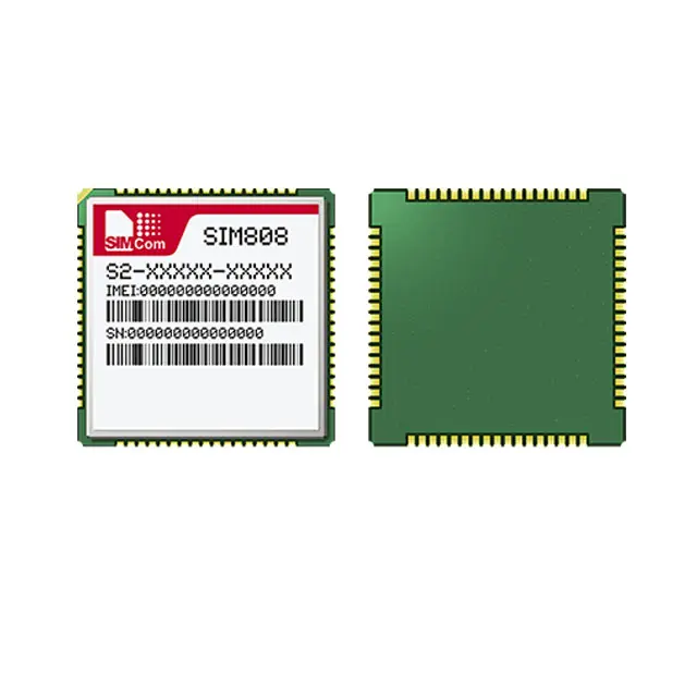 Simcom 2กรัมโมดูล GSM โมดูลไร้สาย Quad-Band GSM GPRS GNSS SMS โมดูล SIM808