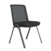 Chaise de bureau avec tablette d'écriture Chaise de laboratoire de formation scolaire en maille durable Chaise de travail