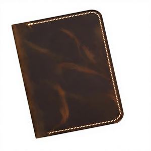Porte-carnet pliable en cuir véritable fait main, anti-odeur, rechargeable, pour notes quotidiennes NBC-0053 - Product Image 1