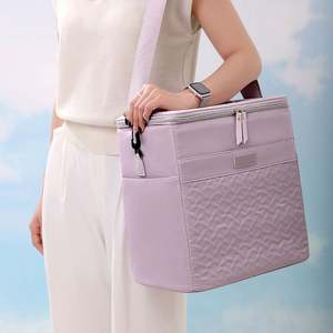 Bolsa de Almuerzo Aislada Personalizada al por Mayor de Fábrica, de Gran Capacidad, con Apertura Amplia, Correa de Hombro Ajustable y Resistente al Agua - Product Image 4