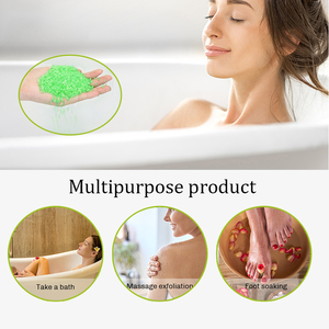 Hot Selling Badesalz mit Vitamin C Körper kristall Salzwasser therapie Feuchtigkeit spendende Peeling mittel für die <span class=keywords><strong>Massage</strong></span> - Product Image 2