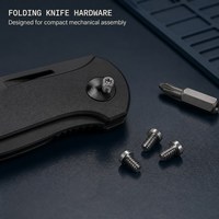 Custom Cold Heading Metric M2.5 Steel Head Chamfered Screws Plain Finish Standard Thread Other Grade